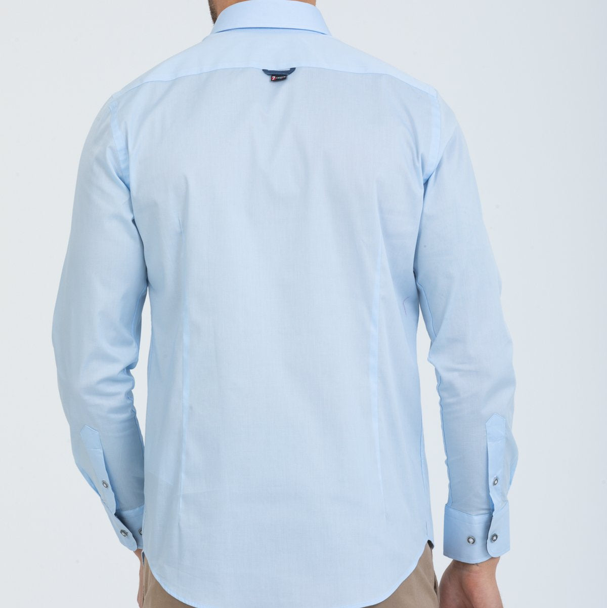 Košulja popeline stretch - light blue