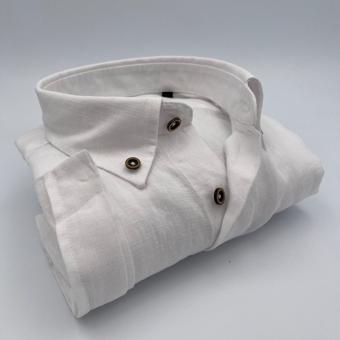 Košulja kratkih rukava - lan bijela